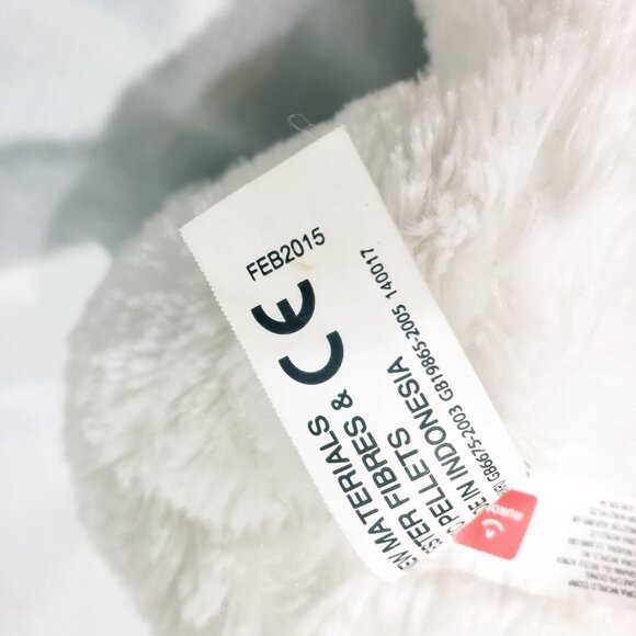 White Tiger Plush Stuffed Animal 10" Destination Nation Aurora 2015 Blue Eyes - Picture 10 of 10